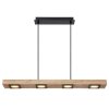Globo JOYA Hanglamp LED Zwart, 6-lichts