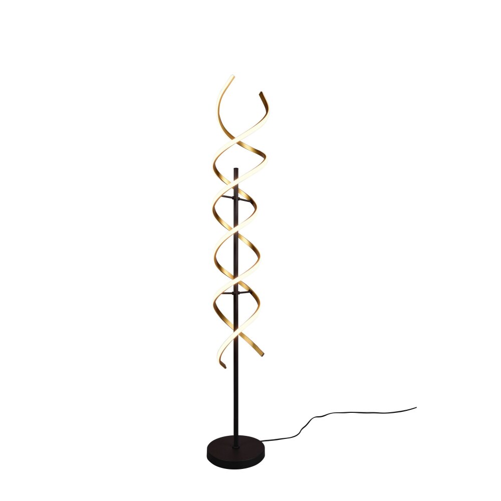 Trio Sequence Staande lamp LED Messing, Zwart, 1-licht