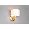 Trio Cassio Muurlamp Messing, 1-licht