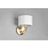 Trio Cassio Muurlamp Messing, 1-licht