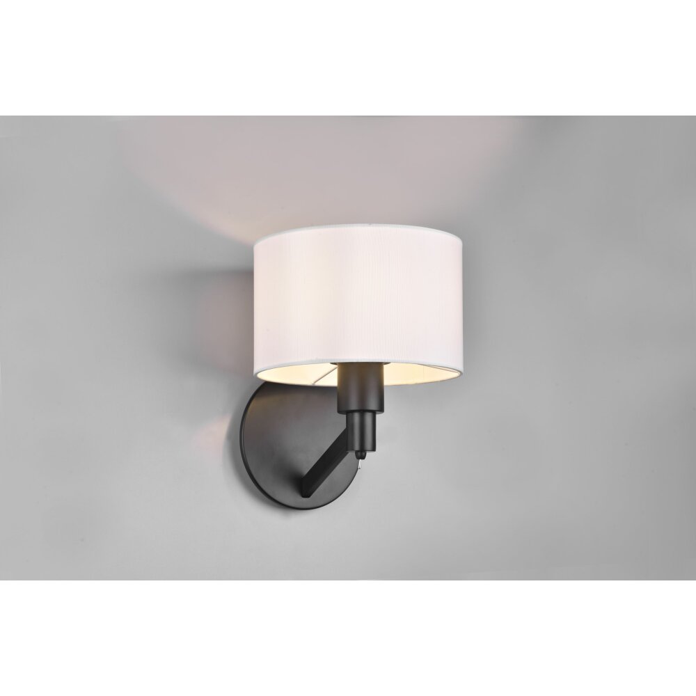 Trio Cassio Muurlamp Zwart, 1-licht main product photo