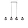 Leuchten-Direkt BIG WIDOW Hanglamp Zwart, 4-lichts