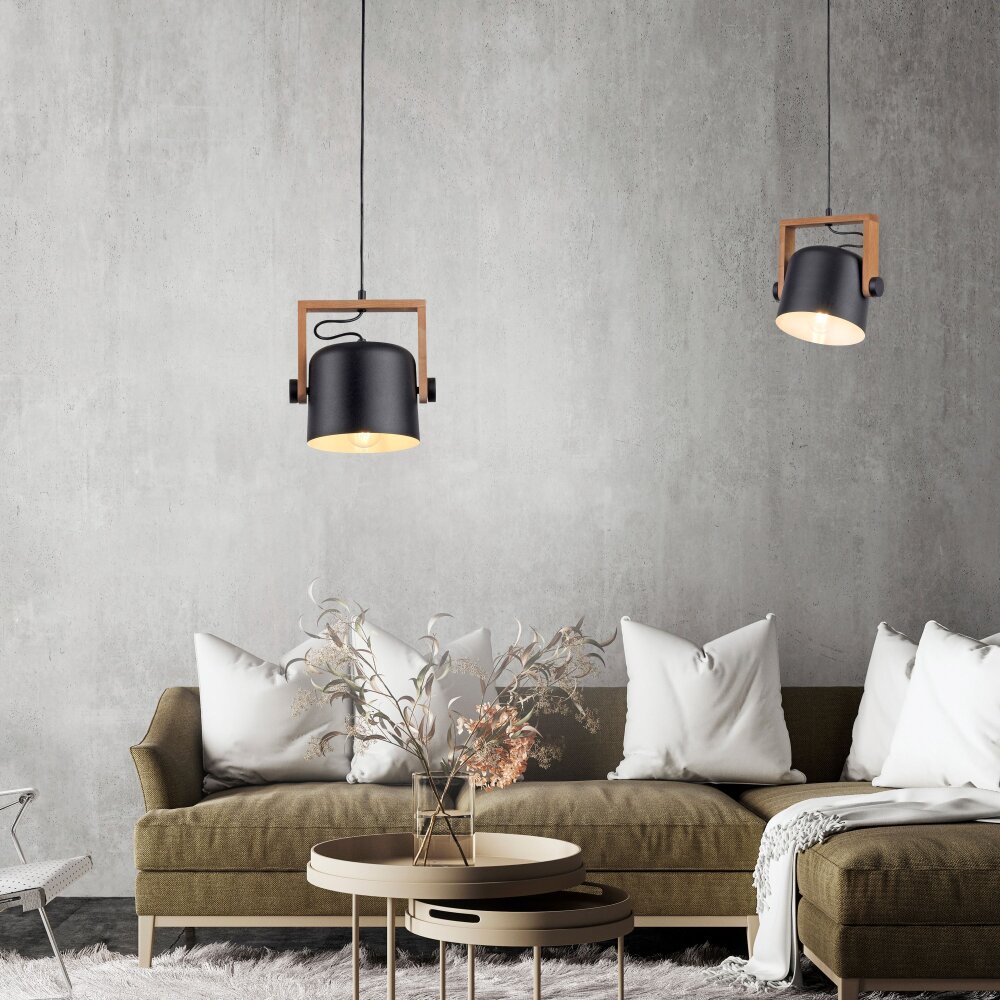Leuchten-Direkt CUP Hanglamp Zwart, 1-licht main product photo