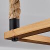 Lautremen Plafondlamp Bruin, Natuurlijke kleuren, Zwart, 1-licht
