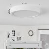 Finsrud Plafondpaneel LED Wit, 1-licht