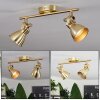 Salinas Plafondlamp Messing, 2-lichts