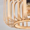 Oravi Plafondlamp Hout licht, 1-licht