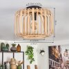 Oravi Plafondlamp Hout licht, 1-licht