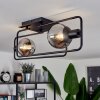Agropoli Plafondlamp Zwart, 2-lichts