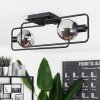 Agropoli Plafondlamp Zwart, 2-lichts