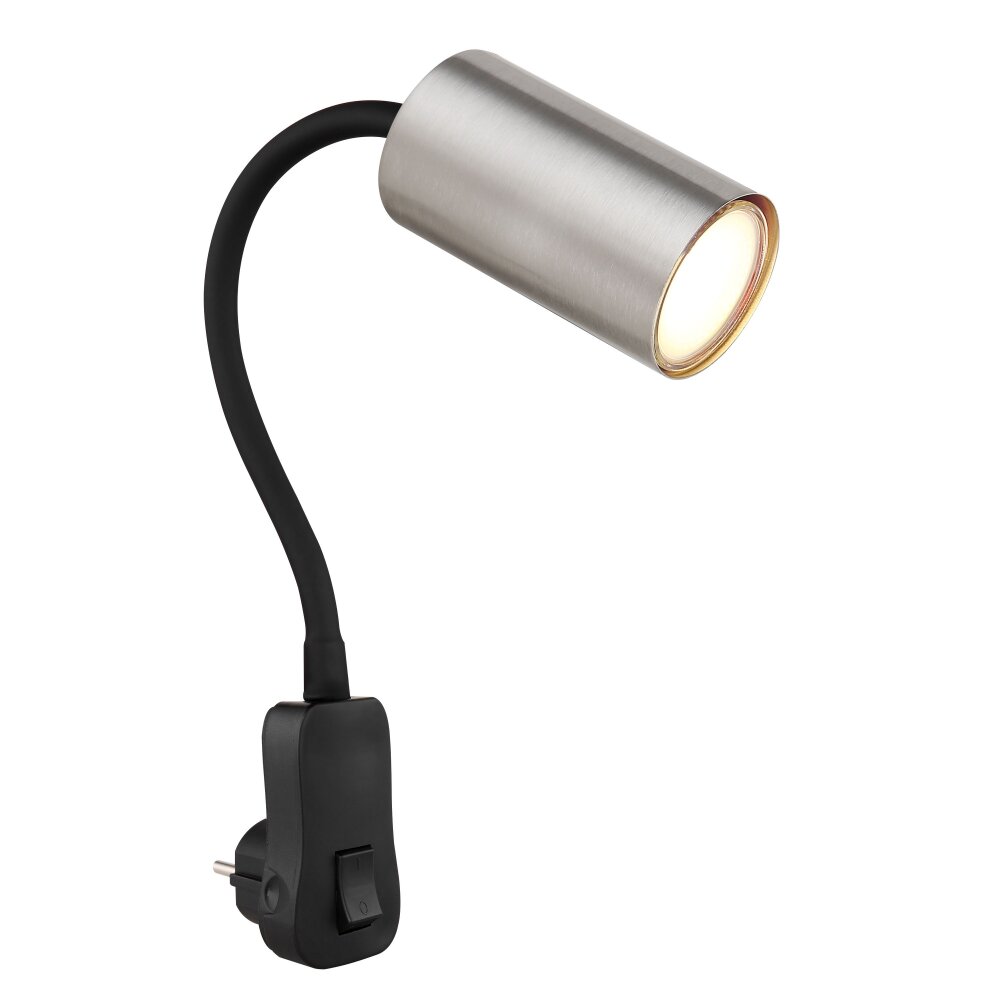 Globo ROBBY Muurlamp Zwart, 1-licht main product photo