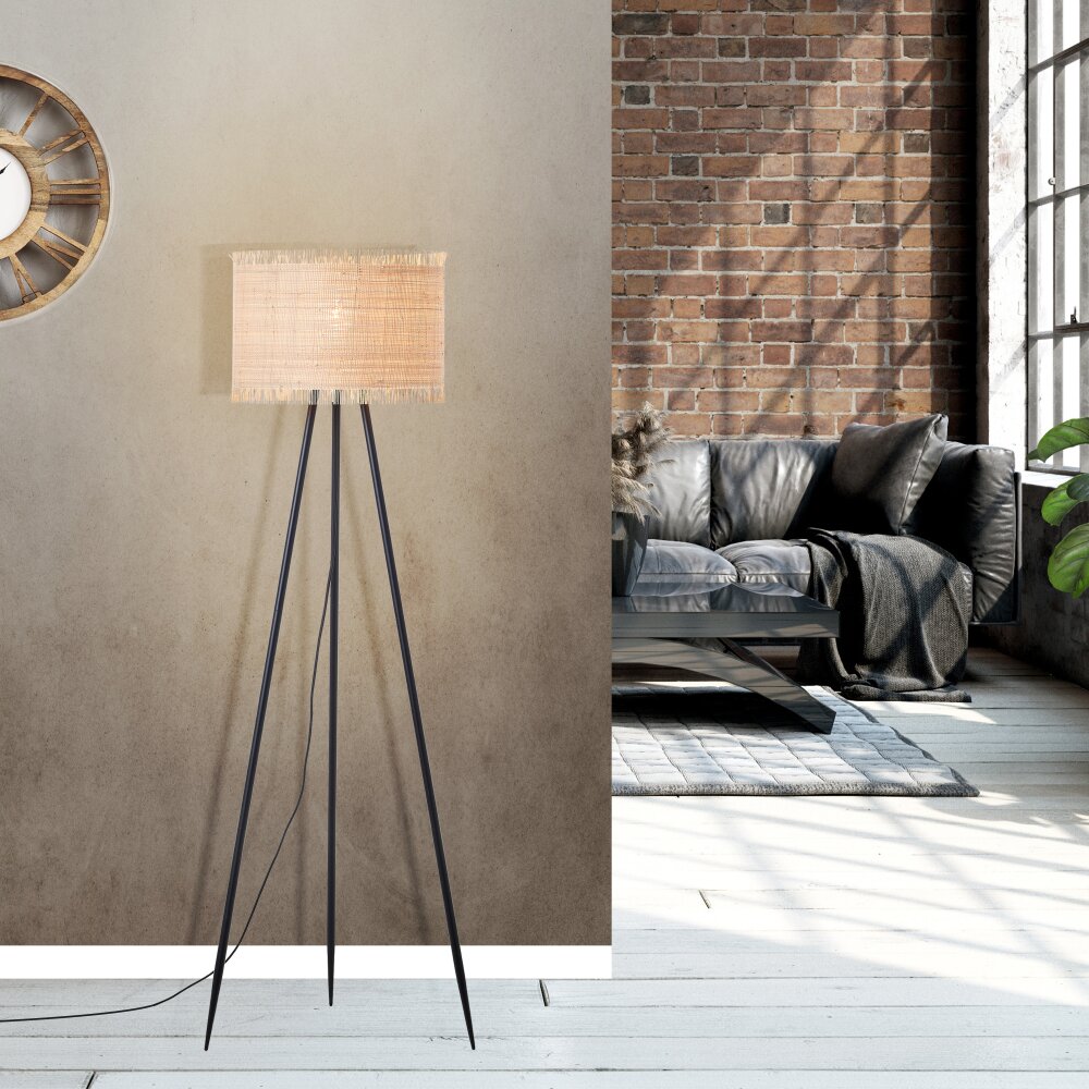 Brilliant Raffy Staande lamp Zwart, 1-licht main product photo