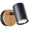 Brilliant Niels Muurspot Bruin, Zwart, 1-licht