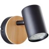Brilliant Niels Muurspot Bruin, Zwart, 1-licht