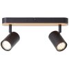 Brilliant Niels Plafondlamp Bruin, Zwart, 2-lichts