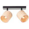 Brilliant Raffy Plafondlamp Zwart, 2-lichts