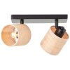 Brilliant Raffy Plafondlamp Zwart, 2-lichts