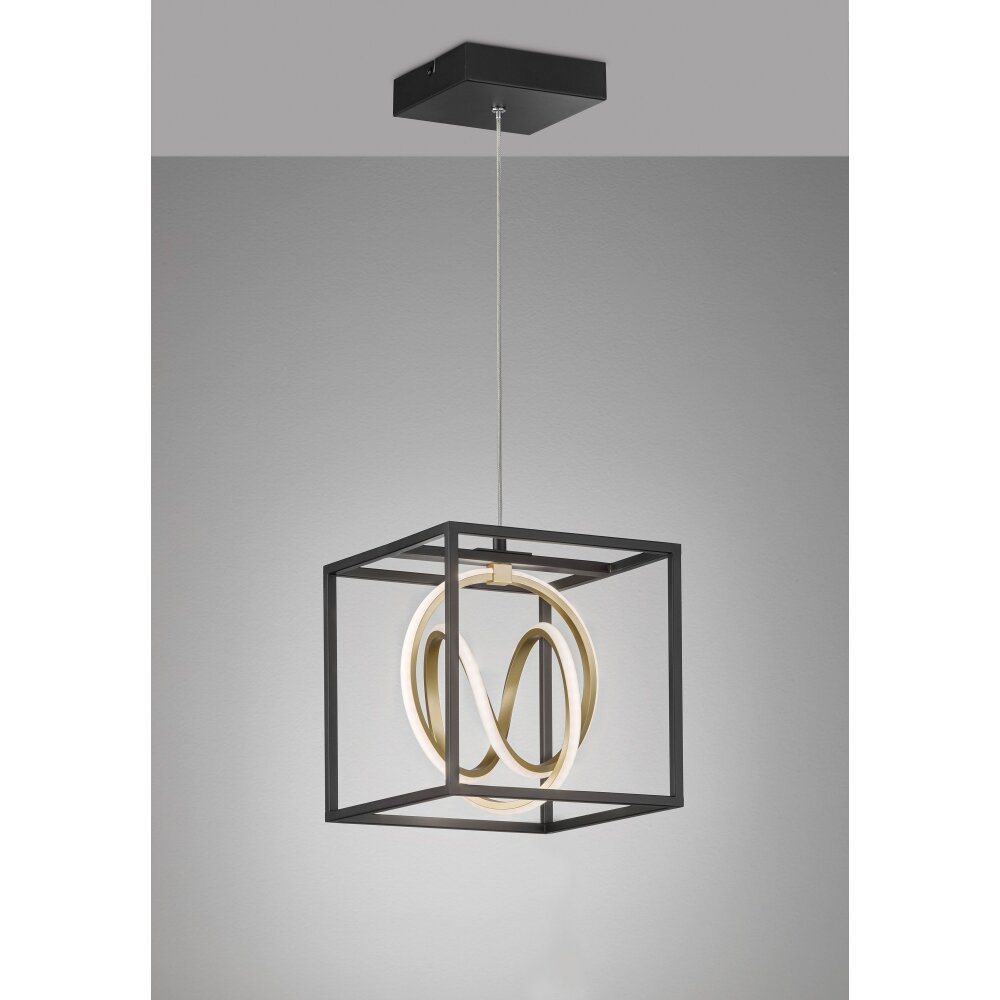 Fischer & Honsel Gisi Hanglamp LED Zwart, 1-licht, Afstandsbediening main product photo