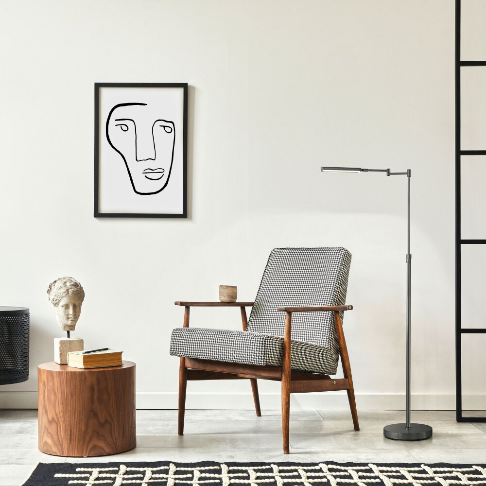 Fischer & Honsel Nami Staande lamp LED Zwart, 1-licht main product photo