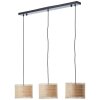 Brilliant Raffy Hanglamp Zwart, 3-lichts