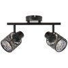 Brilliant Bano Plafondlamp Zwart, 2-lichts