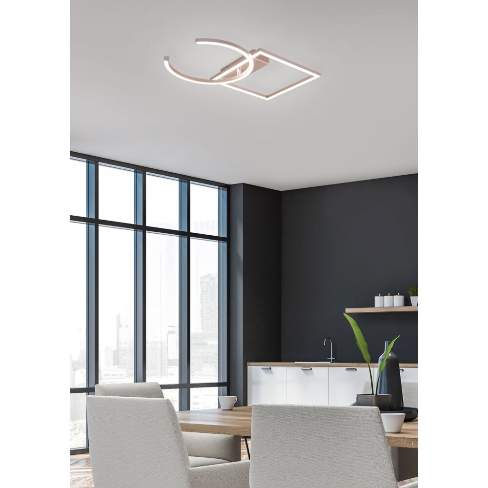 Reality Pivot Plafondlamp LED Roségoud, 1-licht main product photo