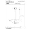 Lucide TOPHER Hanger Zwart, 1-licht