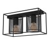 Eglo CATTERICK Plafondlamp Zwart, 2-lichts