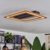 Charentay Plafondlamp LED Zwart, 1-licht