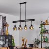 Vouhet Hanglamp Zwart, 4-lichts