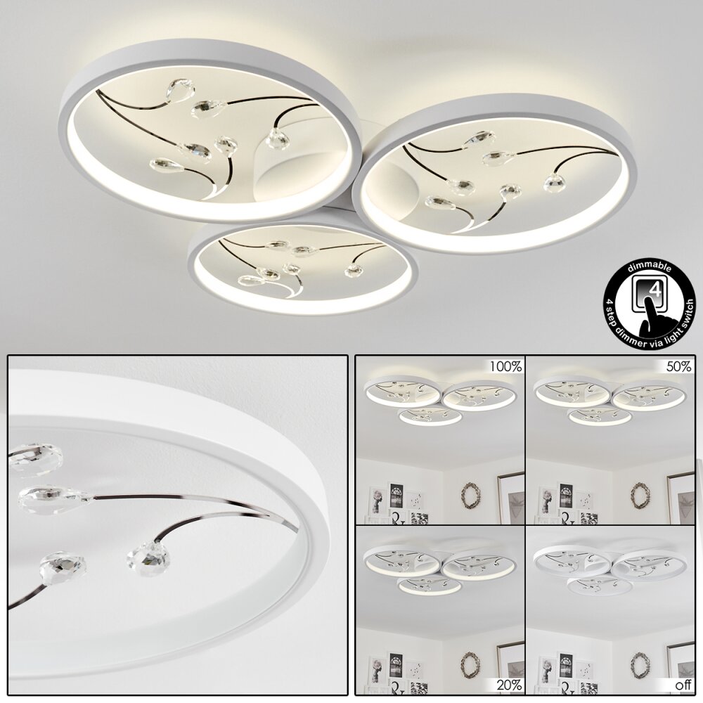 Fombillou Plafondlamp LED Wit, 1-licht main product photo