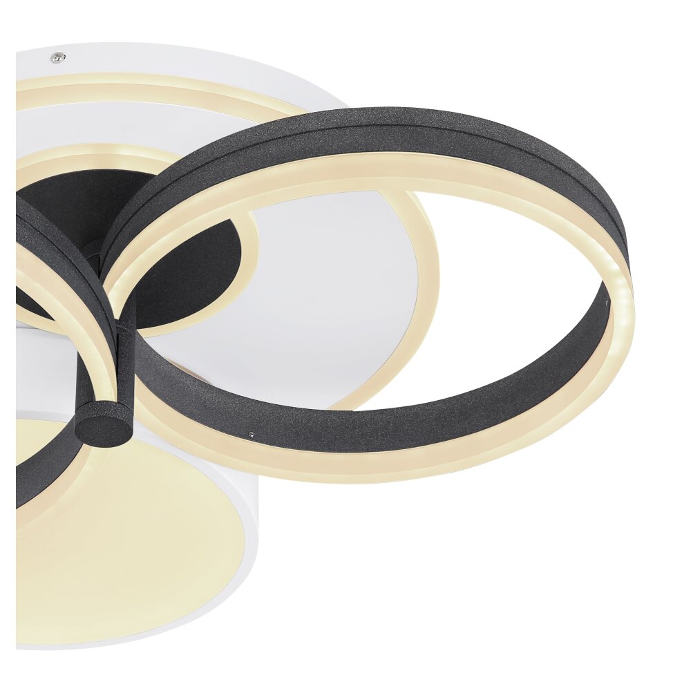 Globo JACK Plafondlamp LED Wit, 1-licht, Afstandsbediening