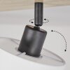 Alsen Plafondlamp Hout licht, Zwart, 3-lichts