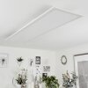 Montalba Plafondpaneel LED Wit, 1-licht, Afstandsbediening, Kleurwisselaar