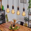 Brenier Hanger Natuurlijke kleuren, Zwart, 4-lichts