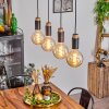 Brenier Hanger Natuurlijke kleuren, Zwart, 4-lichts
