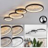 Fombillou Plafondlamp LED Zwart, 1-licht