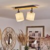 Alsen Plafondlamp Natuurlijke kleuren, Zwart, 2-lichts