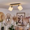 Alsen Plafondlamp Natuurlijke kleuren, Zwart, 2-lichts