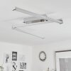Kudus Plafondlamp LED Chroom, 1-licht