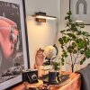 Waltenheim Muurlamp LED Nikkel mat, Zwart, 1-licht