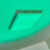 Voisines Plafondpaneel LED Wit, 1-licht, Afstandsbediening, Kleurwisselaar