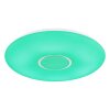 Globo SULLY Plafondlamp LED Wit, 1-licht, Afstandsbediening, Kleurwisselaar
