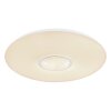 Globo SULLY Plafondlamp LED Wit, 1-licht, Afstandsbediening, Kleurwisselaar