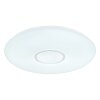Globo SULLY Plafondlamp LED Wit, 1-licht, Afstandsbediening, Kleurwisselaar