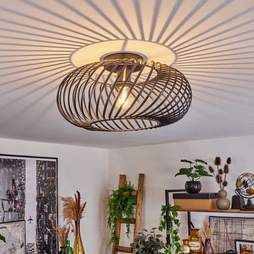 Oravi Plafondlamp Zwart, 1-licht main product photo