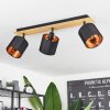 Alsen Plafondlamp Natuurlijke kleuren, Zwart, 3-lichts
