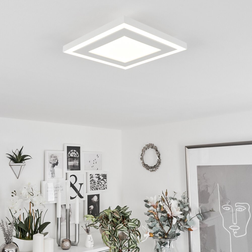Audrieu Plafondlamp LED Wit, 2-lichts