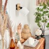 Alsen Muurlamp Hout licht, Zwart, 1-licht