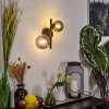 Chehalis Muurlamp LED Zwart, 2-lichts